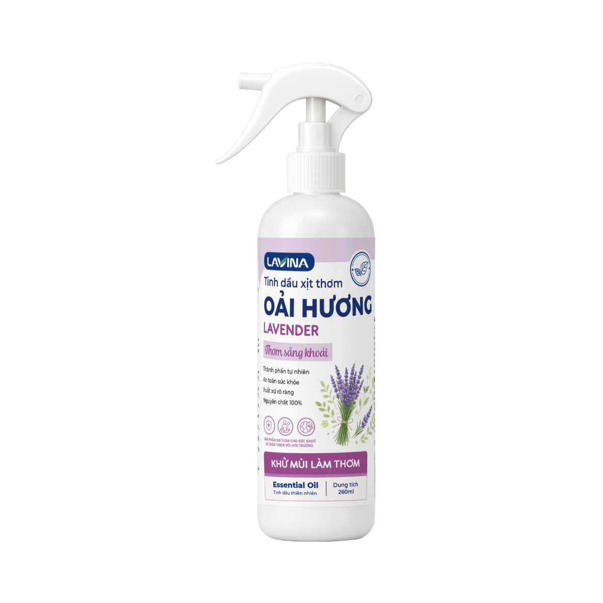 Tinh dầu xịt thơm Oải Hương 260ml