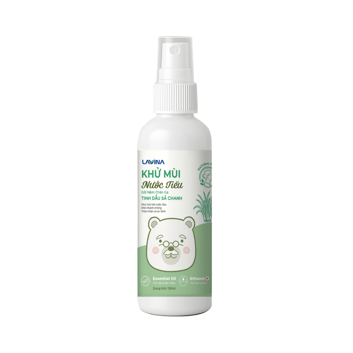 Khử mùi nước tiểu Sả Chanh 120ml