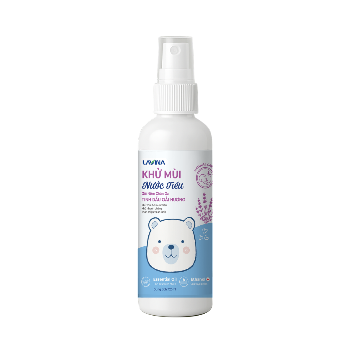 Khử mùi nước tiểu Oải Hương 120ml