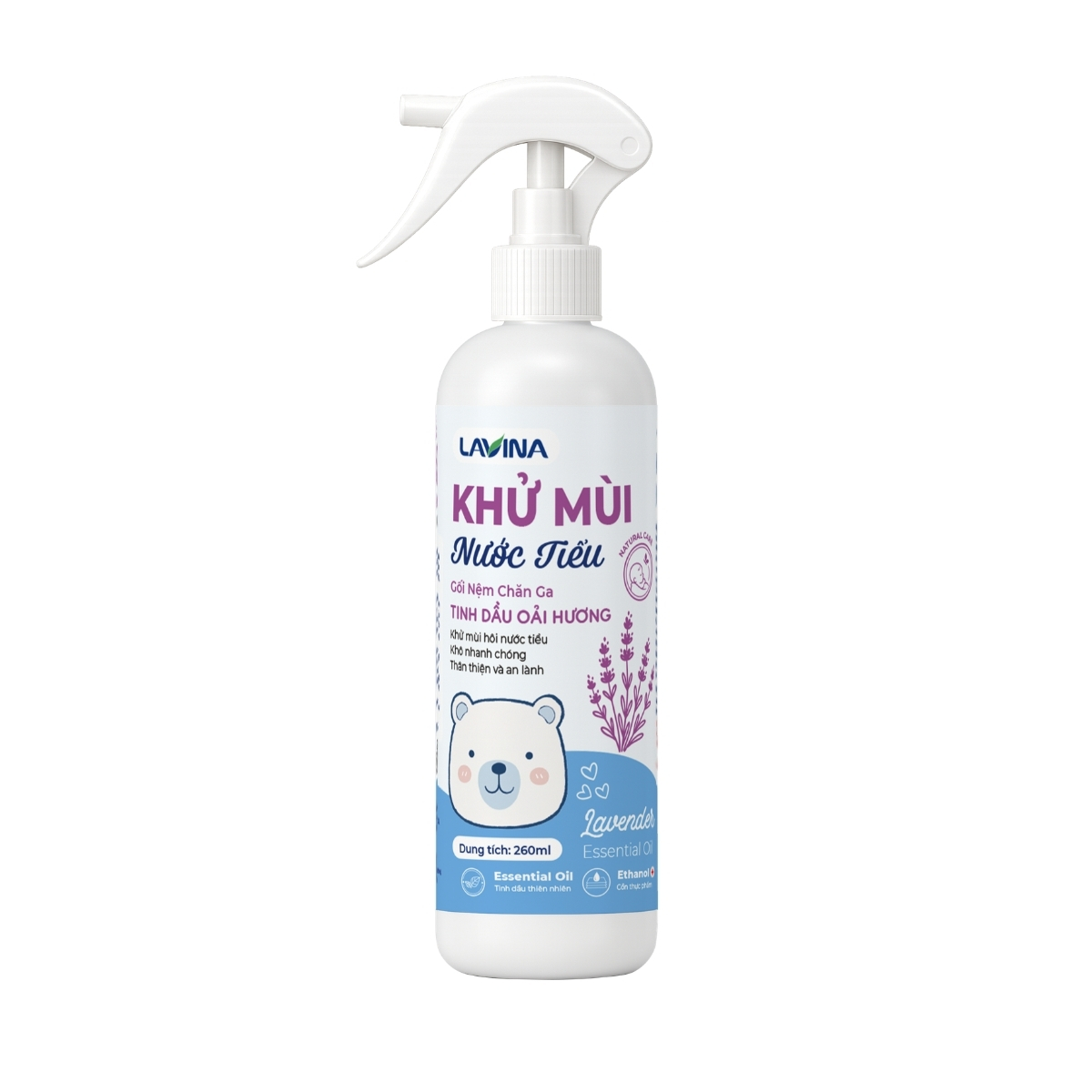 Khử Mùi Nước Tiểu Oải Hương Lavina 260ml